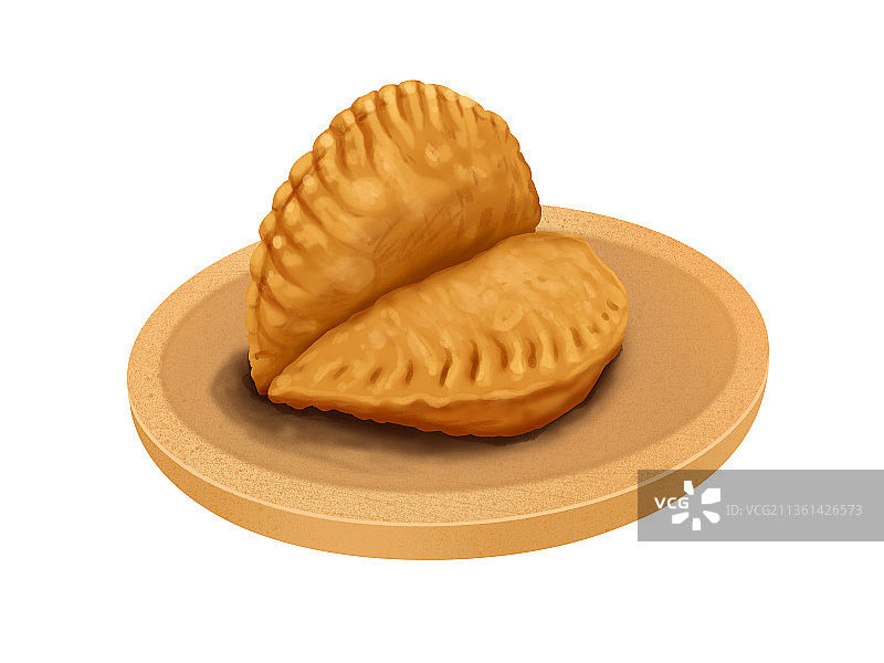 美食小吃插画图片素材