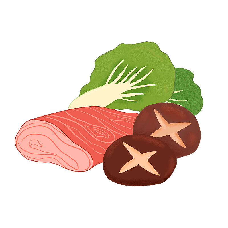 肉菜香菇图片素材