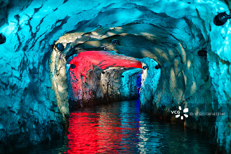 贵州贵阳天河潭风景区崆灵洞图片素材