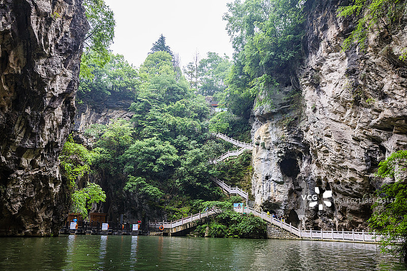 贵州贵阳天河潭风景区崆灵洞图片素材