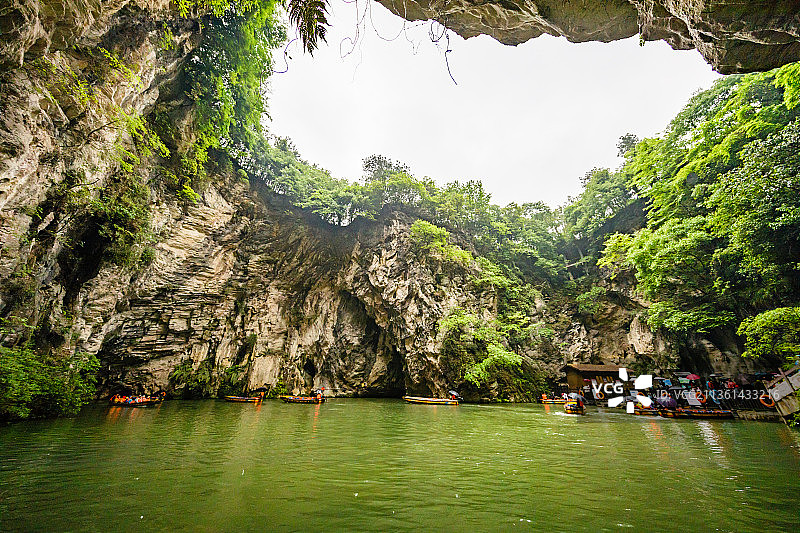 贵州贵阳天河潭风景区崆灵洞图片素材