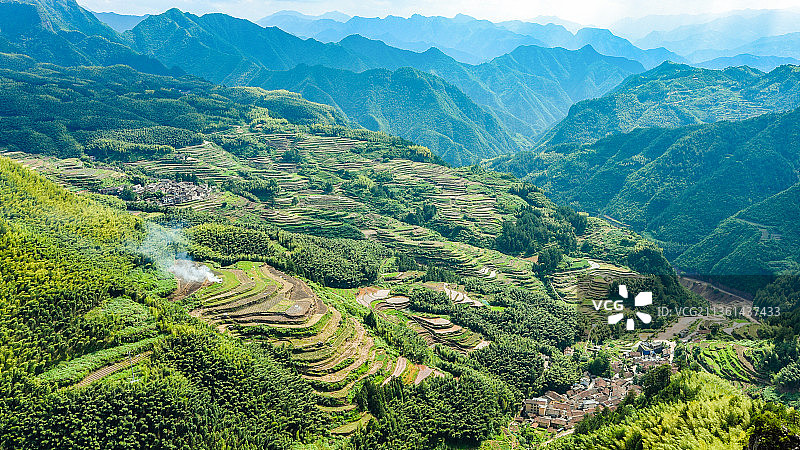 浙江丽水遂昌——南尖岩梯田图片素材