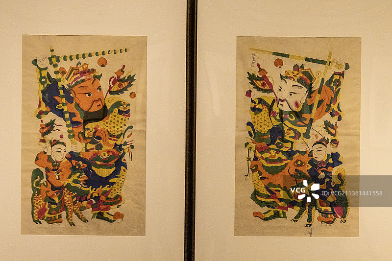 中国国家博物馆——湖南滩头年画：门神图片素材