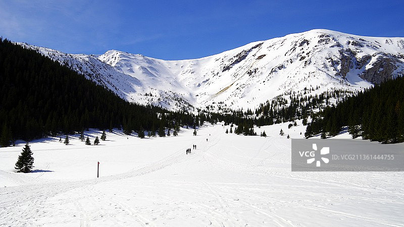 波兰扎科帕内雪山风光图片素材