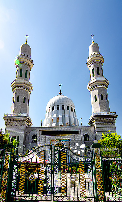 新疆伊宁市拜图拉清真寺图片素材
