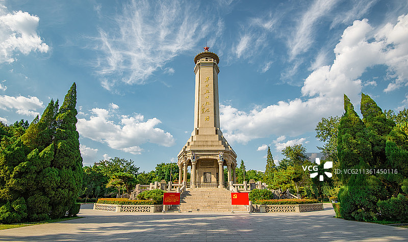 革命烈士纪念塔图片素材