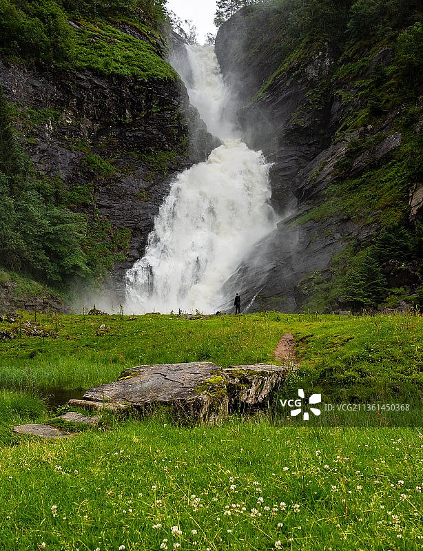 胡尔德福森瀑布美景图片素材