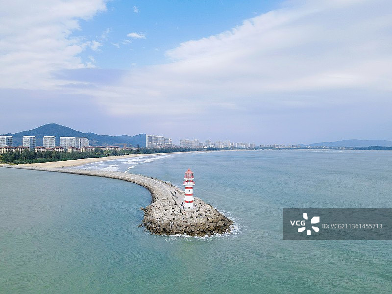 神州半岛灯塔图片素材