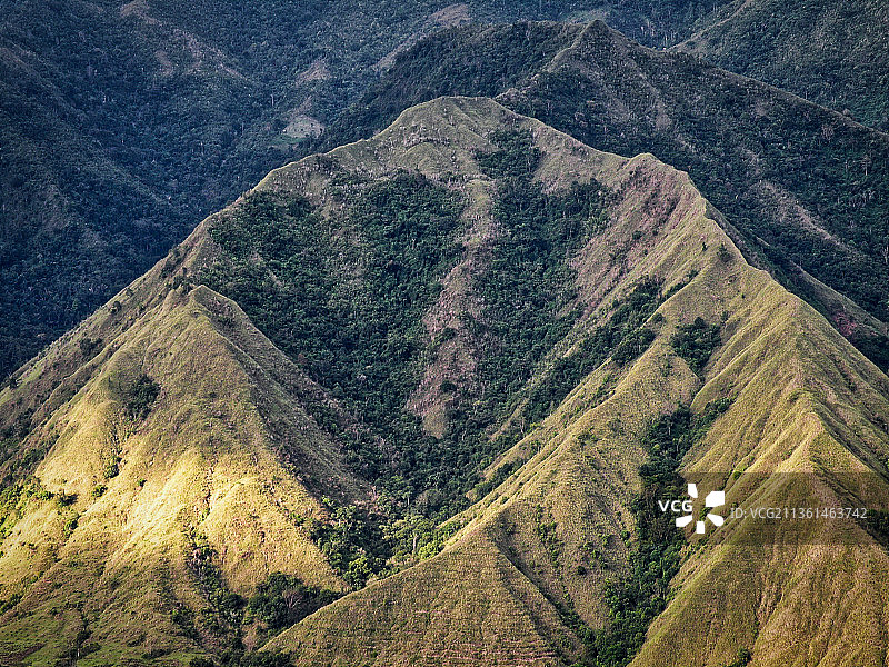 印度尼西亚：山脉（高角度拍摄）图片素材
