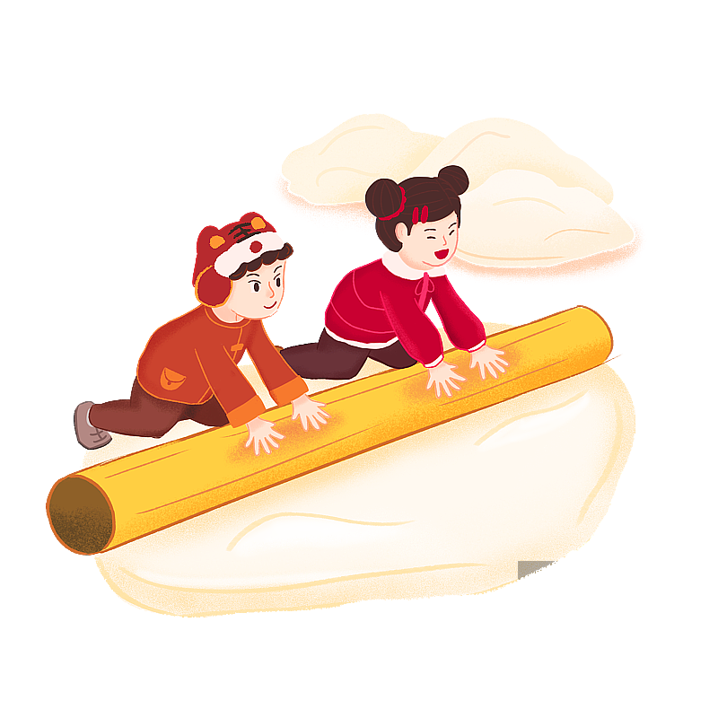 包饺子-擀面皮图片素材