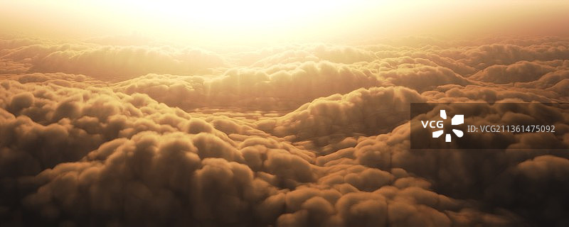 日落时的景鸟瞰图图片素材