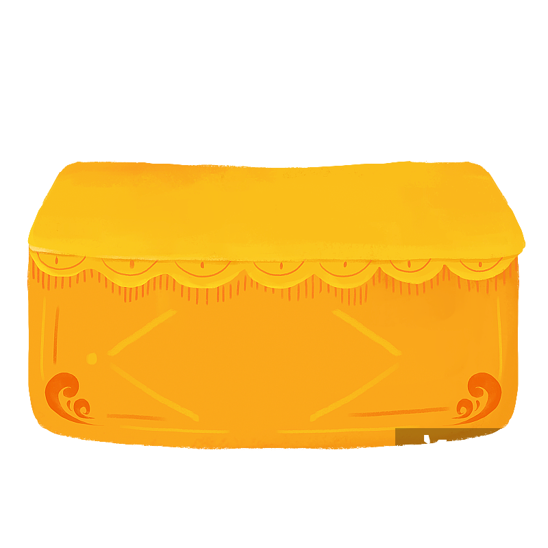 春节插画元素年货摊货架图片素材