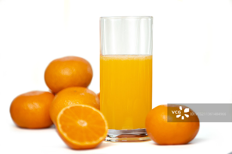 橙子与橙汁图片素材