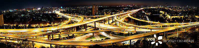 南京双桥门立交桥图片素材