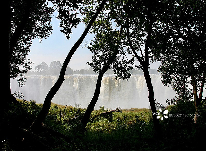 津巴布韦维多利亚瀑布天堂美景图片素材