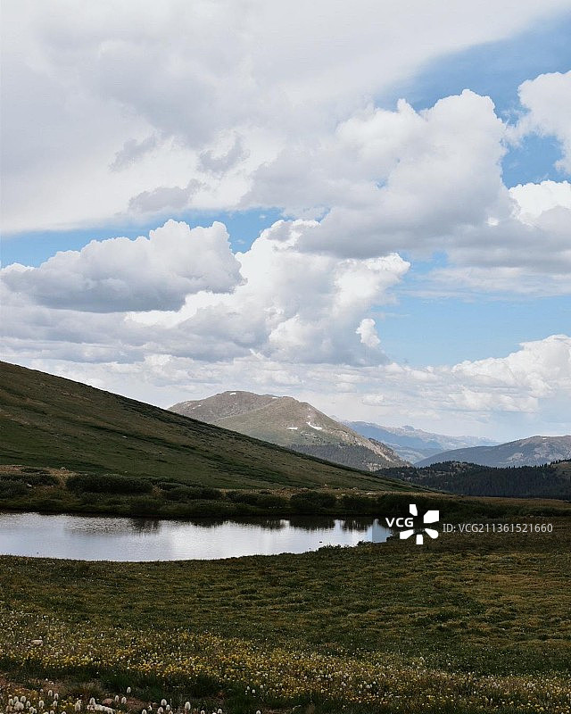 美国科罗拉多州独立隘口风景图片素材
