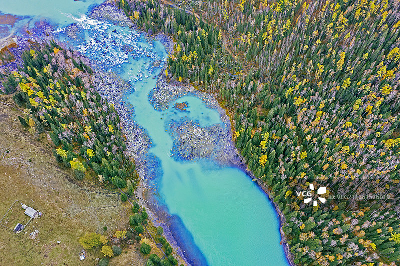 额尔齐斯河岸图片素材