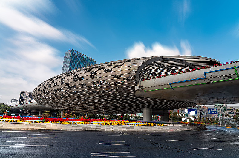 杨浦五角场图片素材