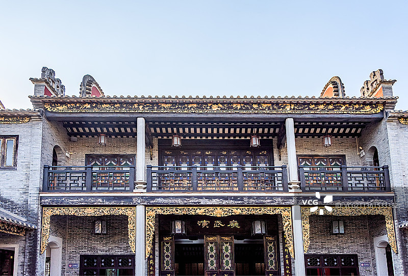 佛山祖庙建筑古戏台图片素材