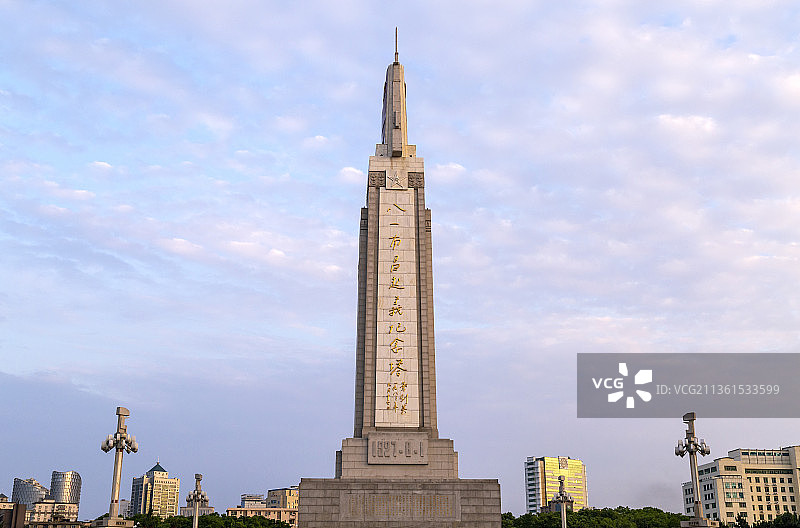 江西省南昌市八一广场革命烈士纪念碑图片素材
