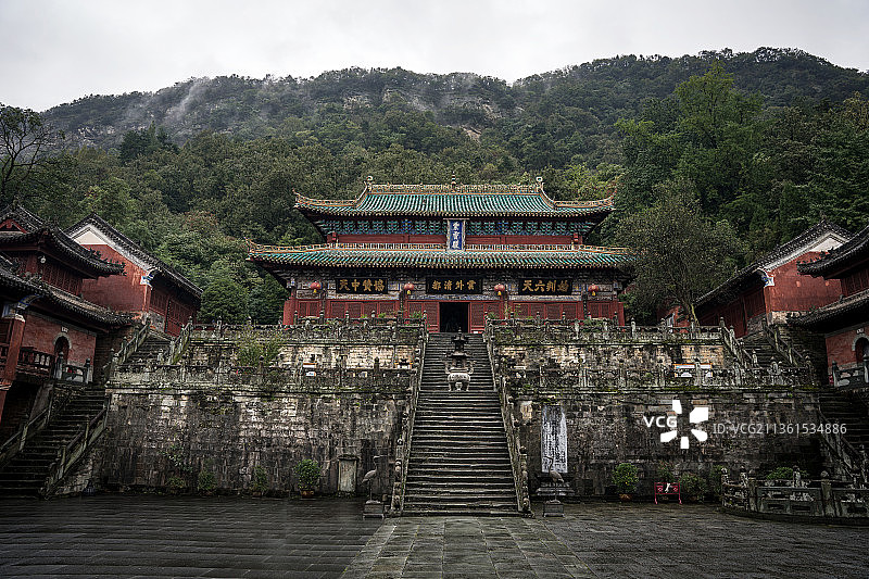 武当山紫霄宫图片素材