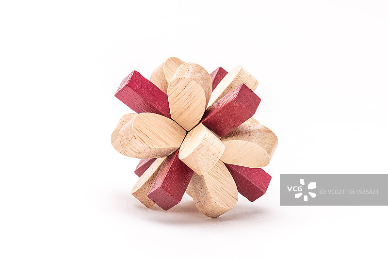 鲁班锁 积木玩具木制拼图图片素材