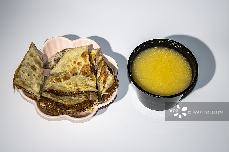 中国美食：香河肉饼图片素材