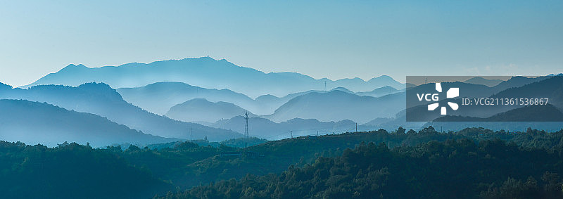 天姥远眺图片素材