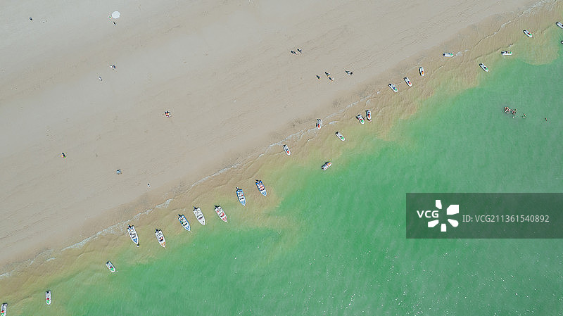 北海银滩游船图片素材