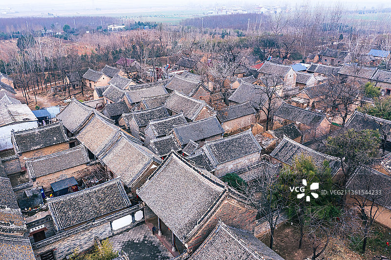 中国传统古村落，中国历史文化名村，平顶山郏县临沣寨图片素材