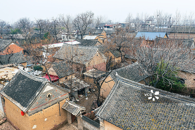 中国传统古村落，中国历史文化名村，平顶山郏县临沣寨图片素材
