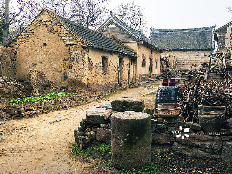 中国传统古村落，中国历史文化名村，平顶山郏县临沣寨图片素材