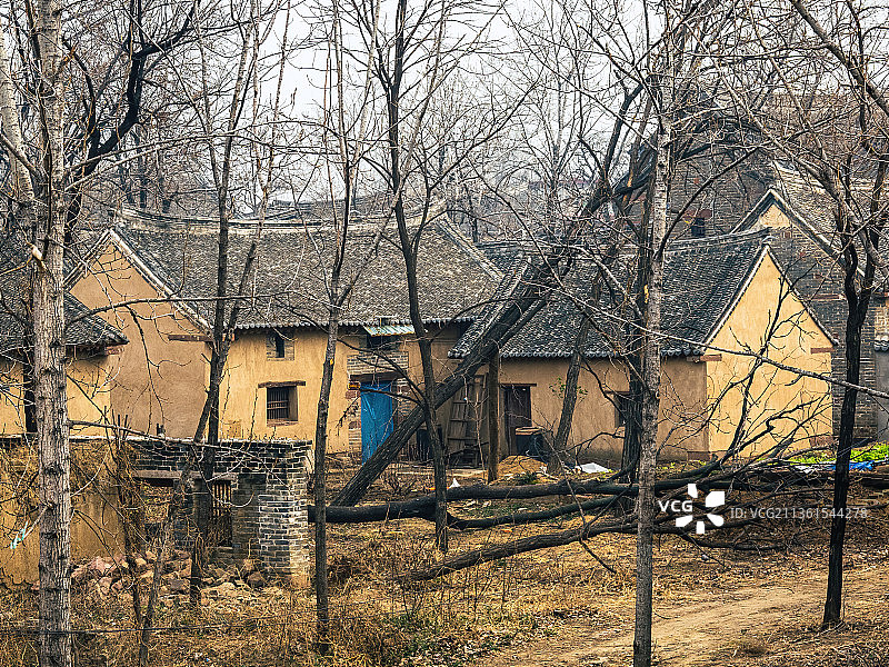 中国传统古村落，中国历史文化名村，平顶山郏县临沣寨图片素材