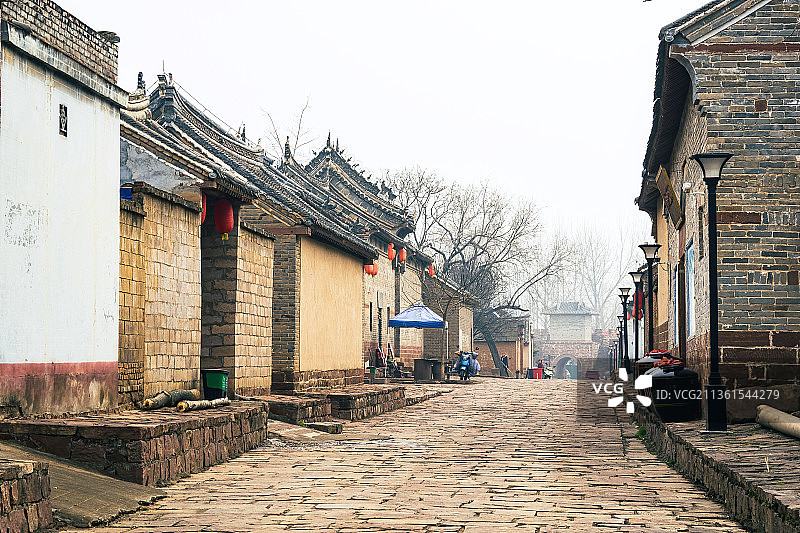 中国传统古村落，中国历史文化名村，平顶山郏县临沣寨图片素材