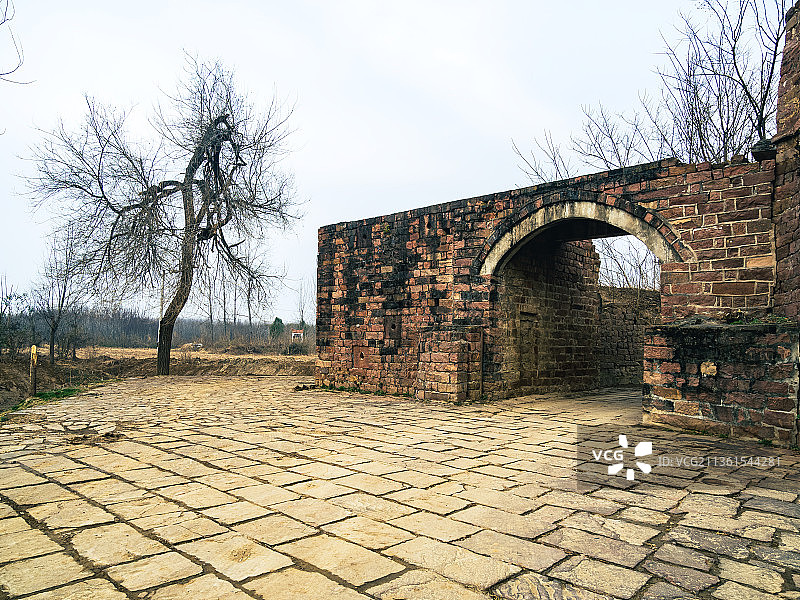 中国传统古村落，中国历史文化名村，平顶山郏县临沣寨图片素材