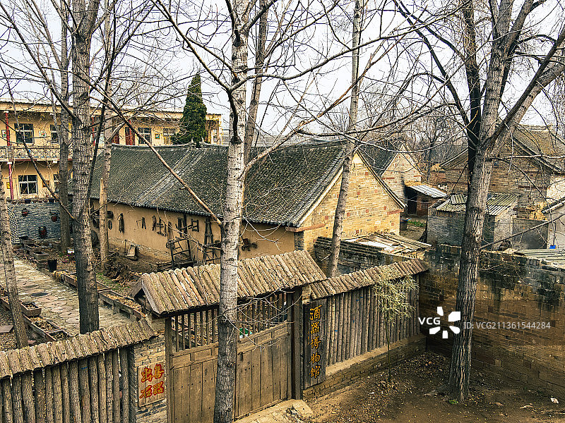中国传统古村落，中国历史文化名村，平顶山郏县临沣寨图片素材