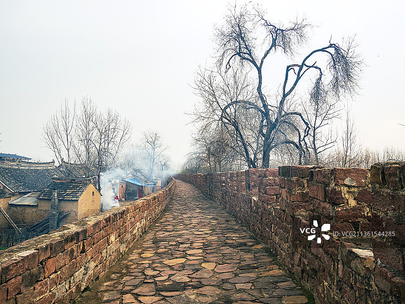 中国传统古村落，中国历史文化名村，平顶山郏县临沣寨图片素材