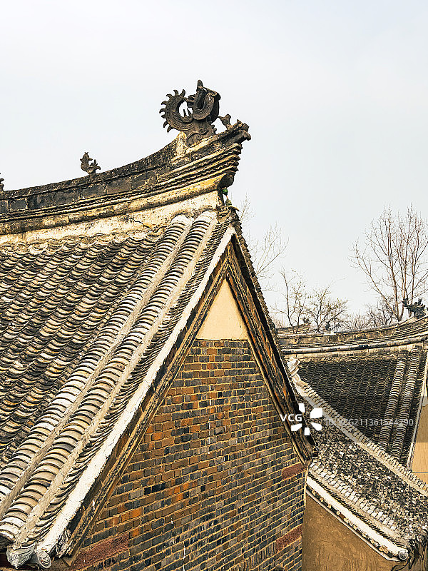 中国传统古村落，中国历史文化名村，平顶山郏县临沣寨图片素材
