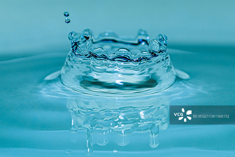 飞溅的水的特写镜头图片素材