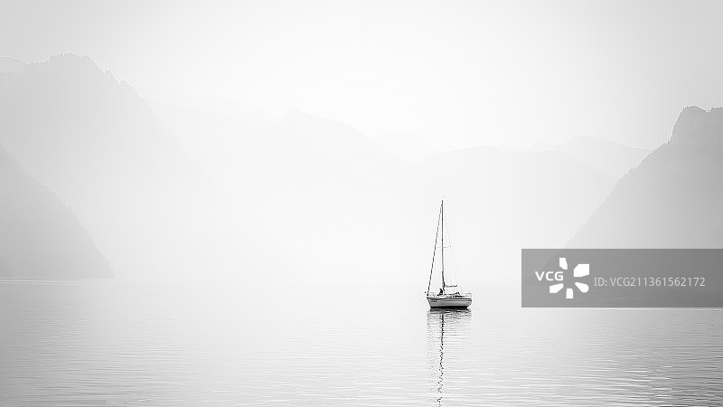 奥地利格蒙登海景风光图片素材