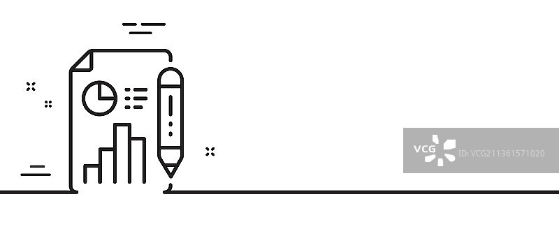 报告文档线图标柱状图符号图片素材