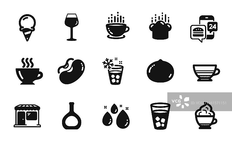 冰茶干邑酒瓶组合图片素材