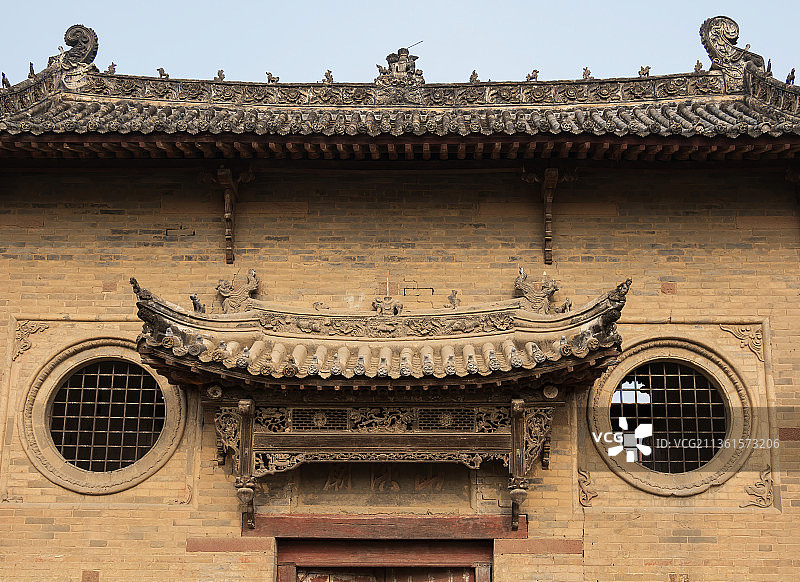 平顶山郏县，山陕会馆，山陕庙，古建筑，木雕，卯榫，文物图片素材