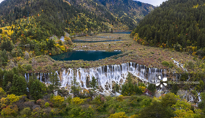 世界自然遗产人间仙境九寨沟图片素材