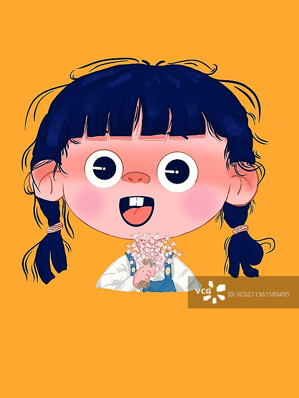 【大头大头下雨不愁】-萌萌图片素材