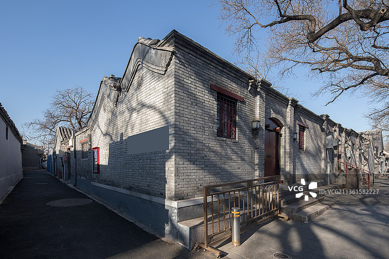 北京胡同图片素材