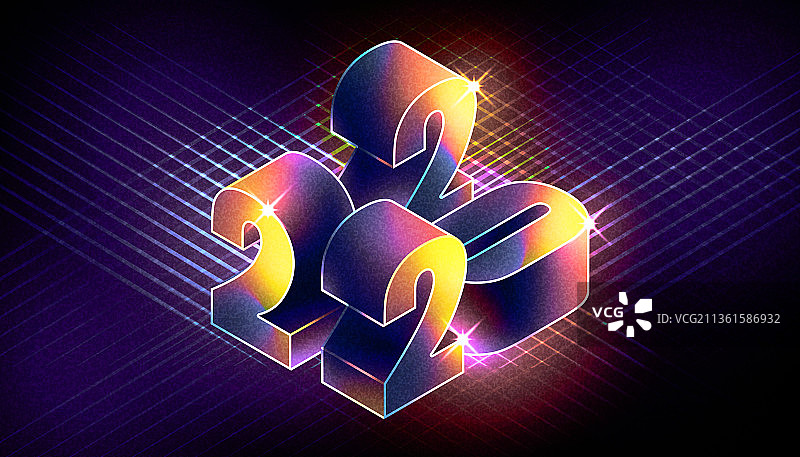 2022字体立体效果图片素材