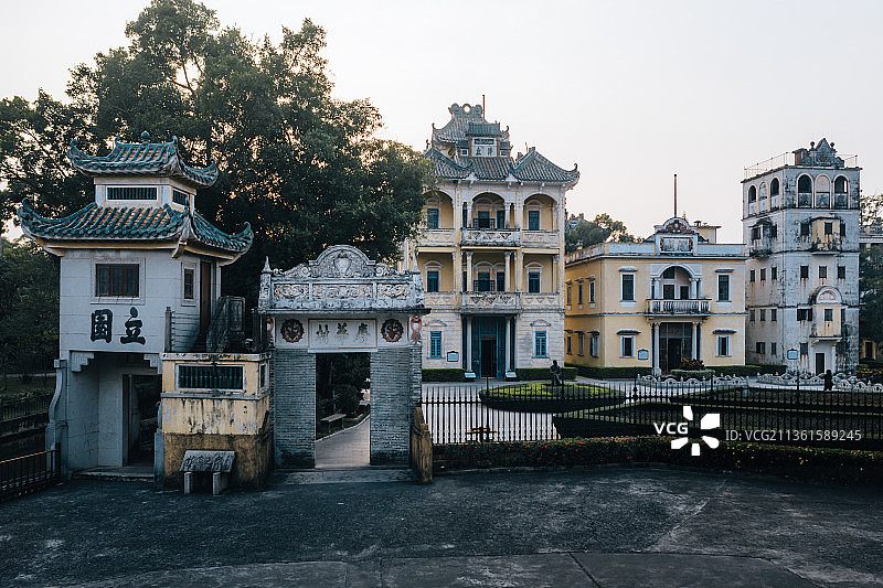 开平城市风光风景风貌图片素材