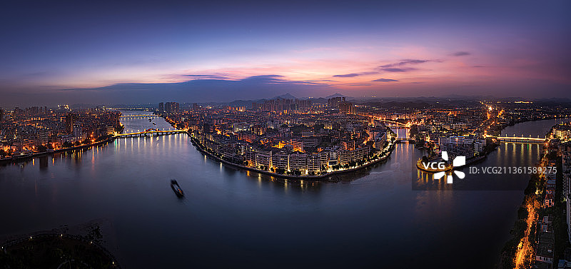 开平城市风光风景风貌图片素材