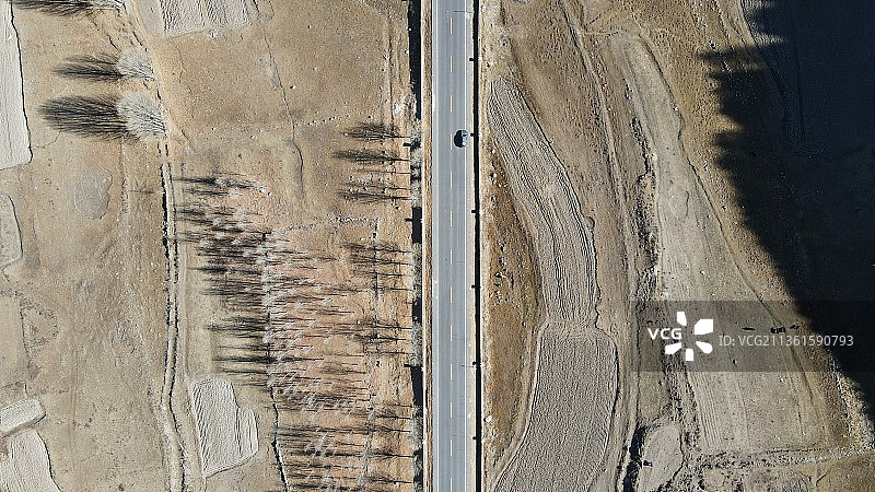 理塘-稻城，航拍图片素材